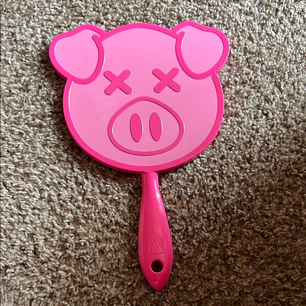 Jeffree Star Pink Pig Shaped Hand Mirror